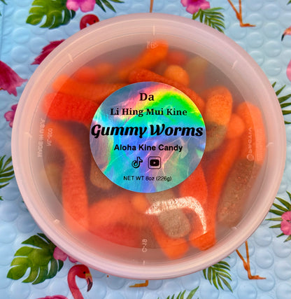 Li Hing Mui Kine Gummy Worms